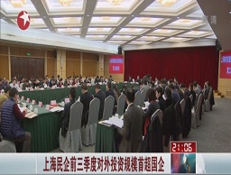 上海民企前三季度對外投資規(guī)模首超國企